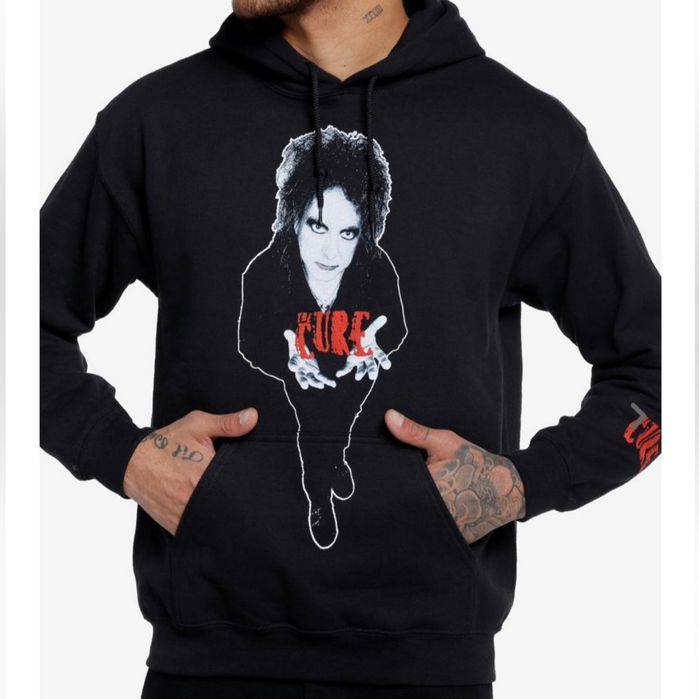 “The Cure” Robert Smith portrait sweatshirt in X-Large NWT